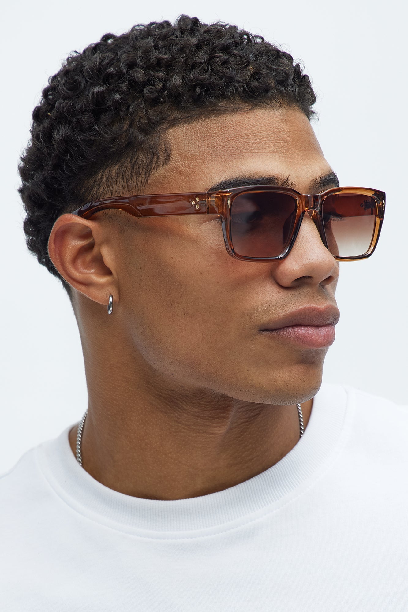 Oslo Square Sunglasses - Brown