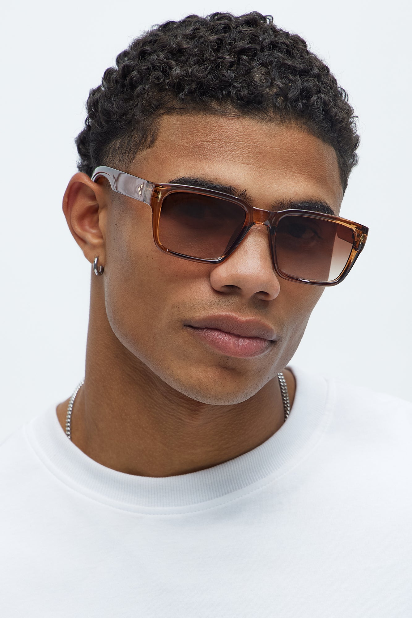 Oslo Square Sunglasses - Brown