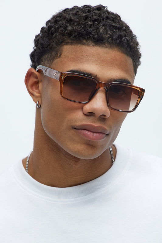 Oslo Square Sunglasses - Brown