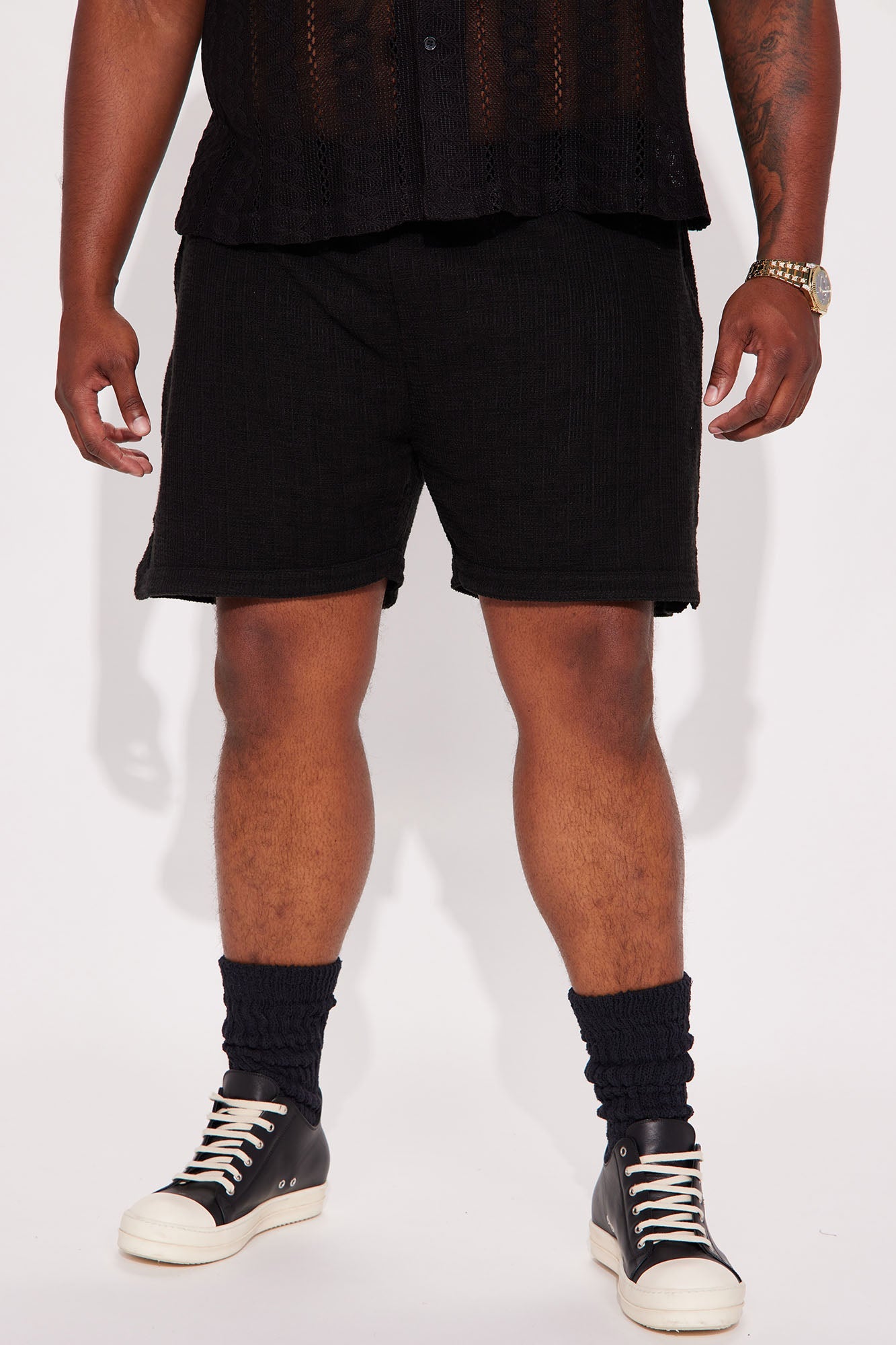 Dean Textured Short - Black
