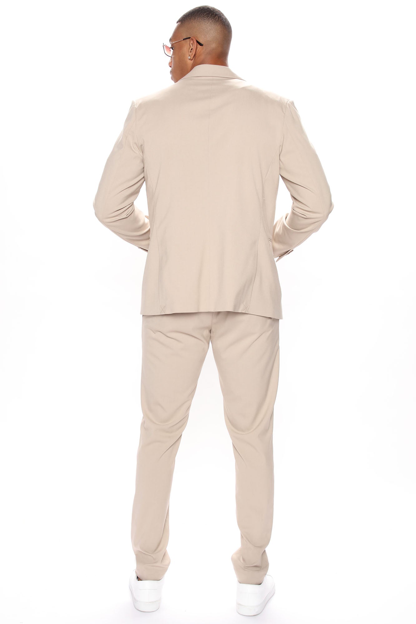 The Modern Stretch Suit Jacket - Tan