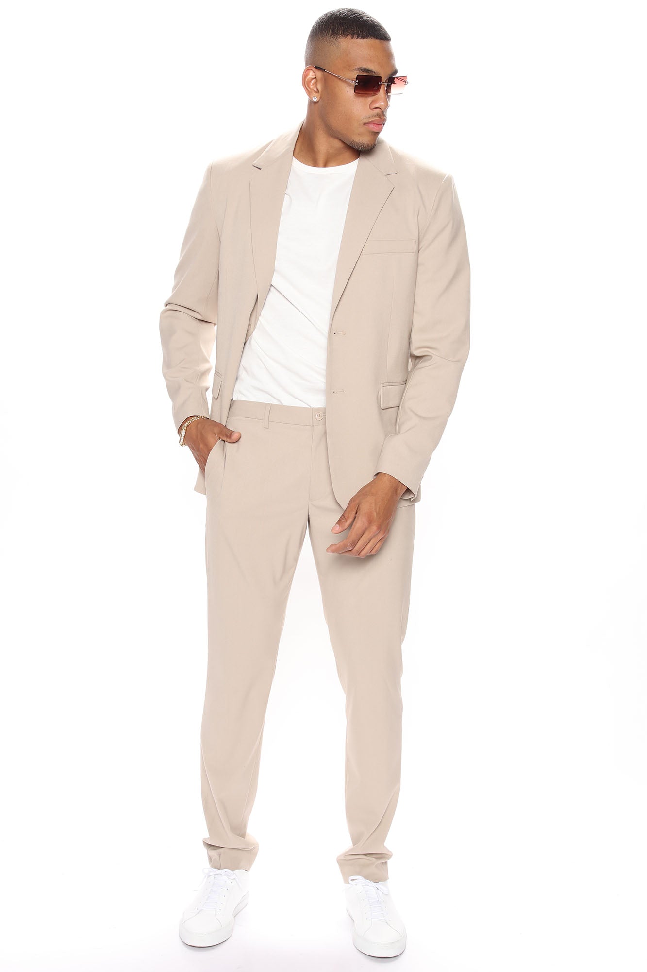 The Modern Stretch Slim Trouser - Tan