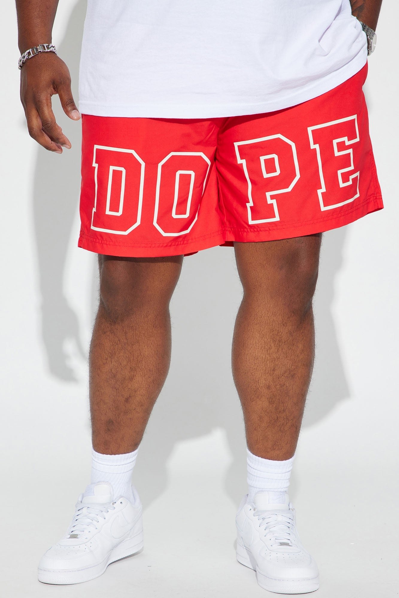 It's Dope Swim Trunk 7″ - Red