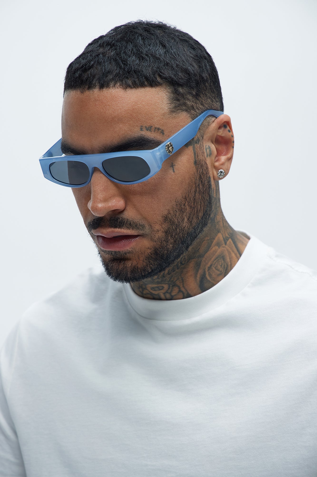 Vancouver Flat Top Sunglasses - Light Blue