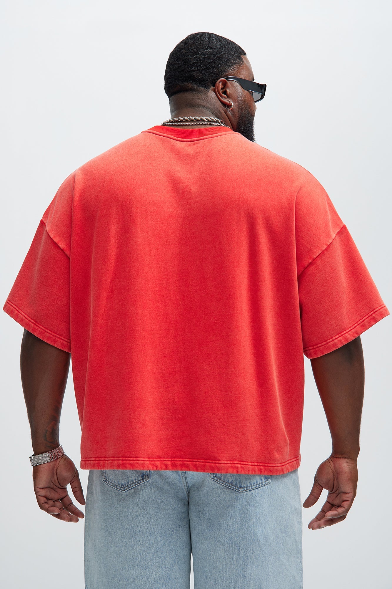 Kyle Oversized Tee - Red