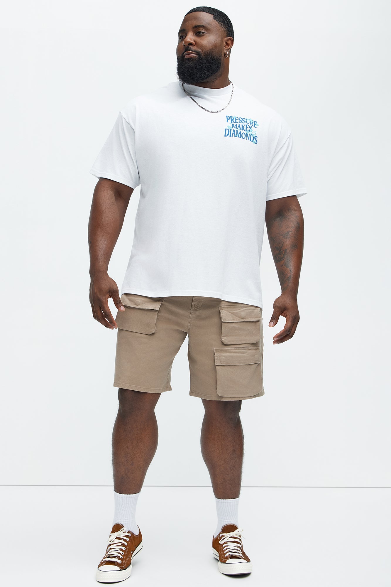 Make Diamonds Short Sleeve Tee - White