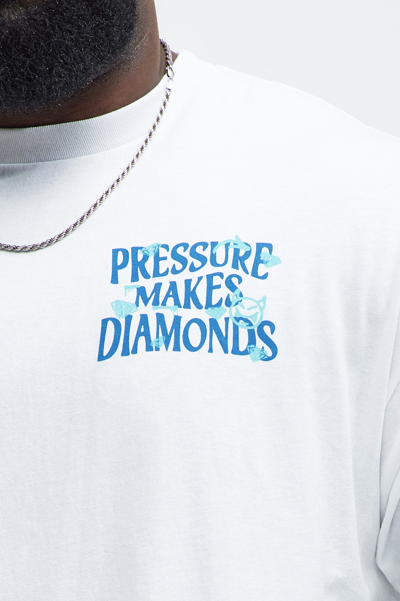 Make Diamonds Short Sleeve Tee - White