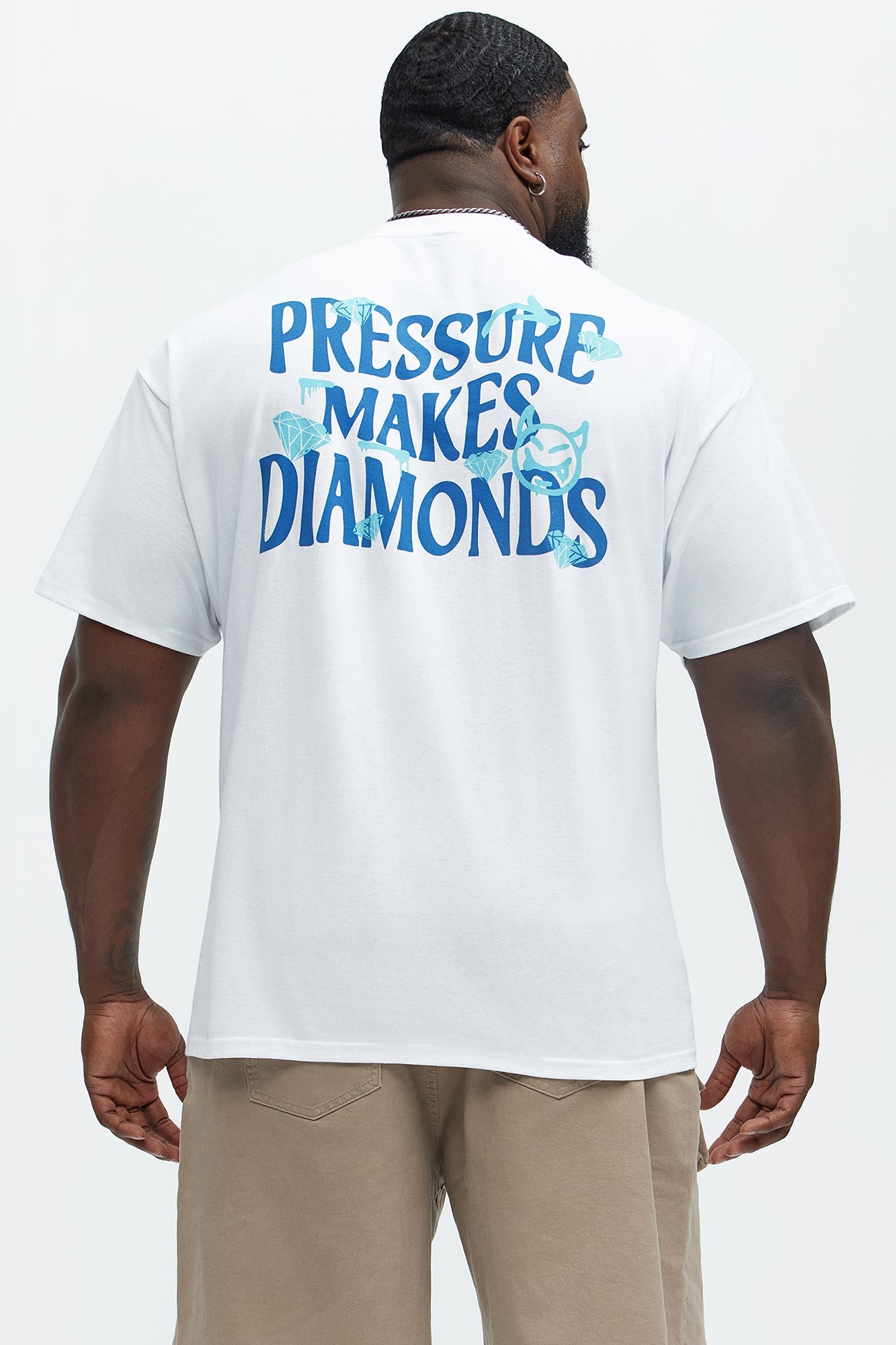 Make Diamonds Short Sleeve Tee - White