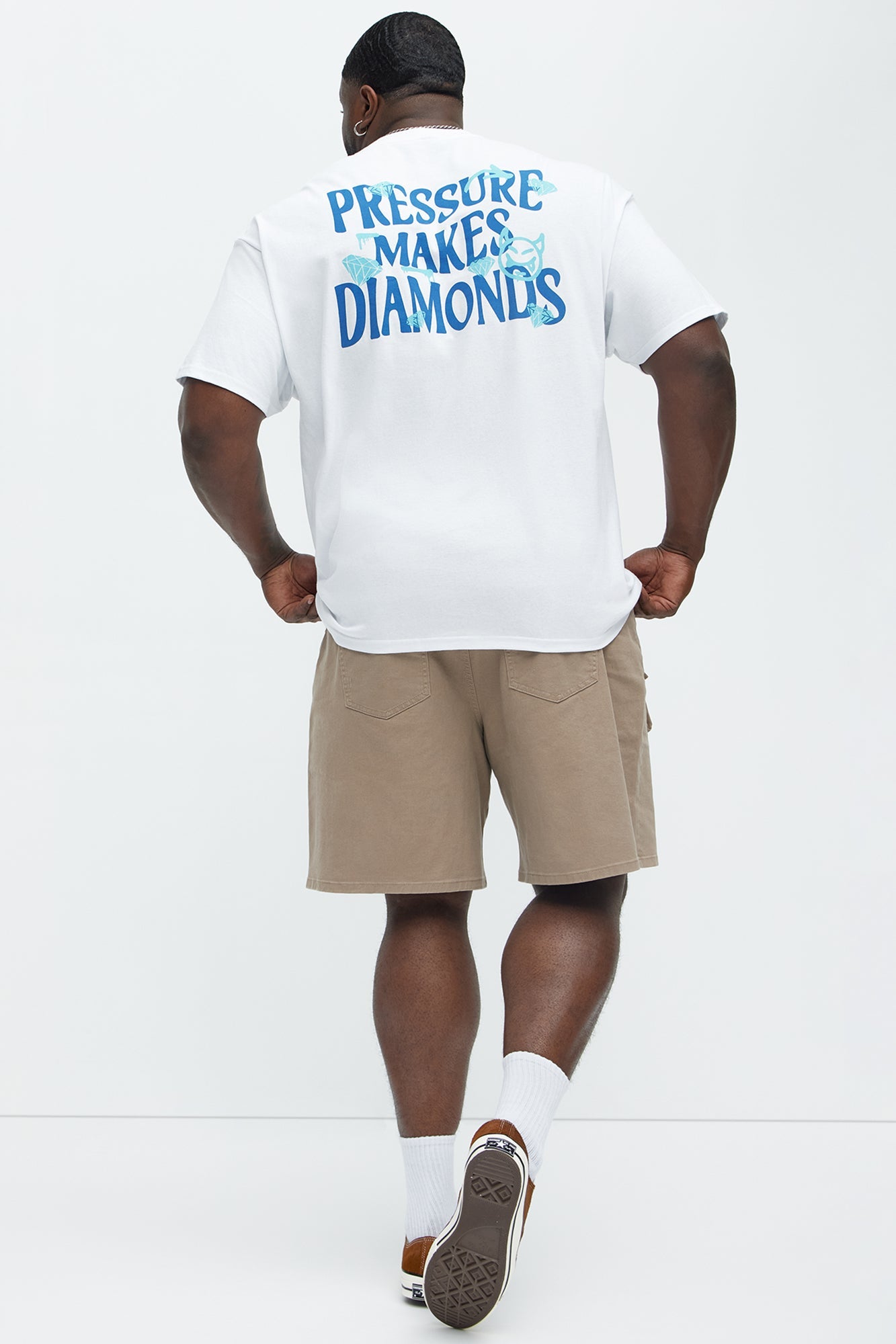 Make Diamonds Short Sleeve Tee - White