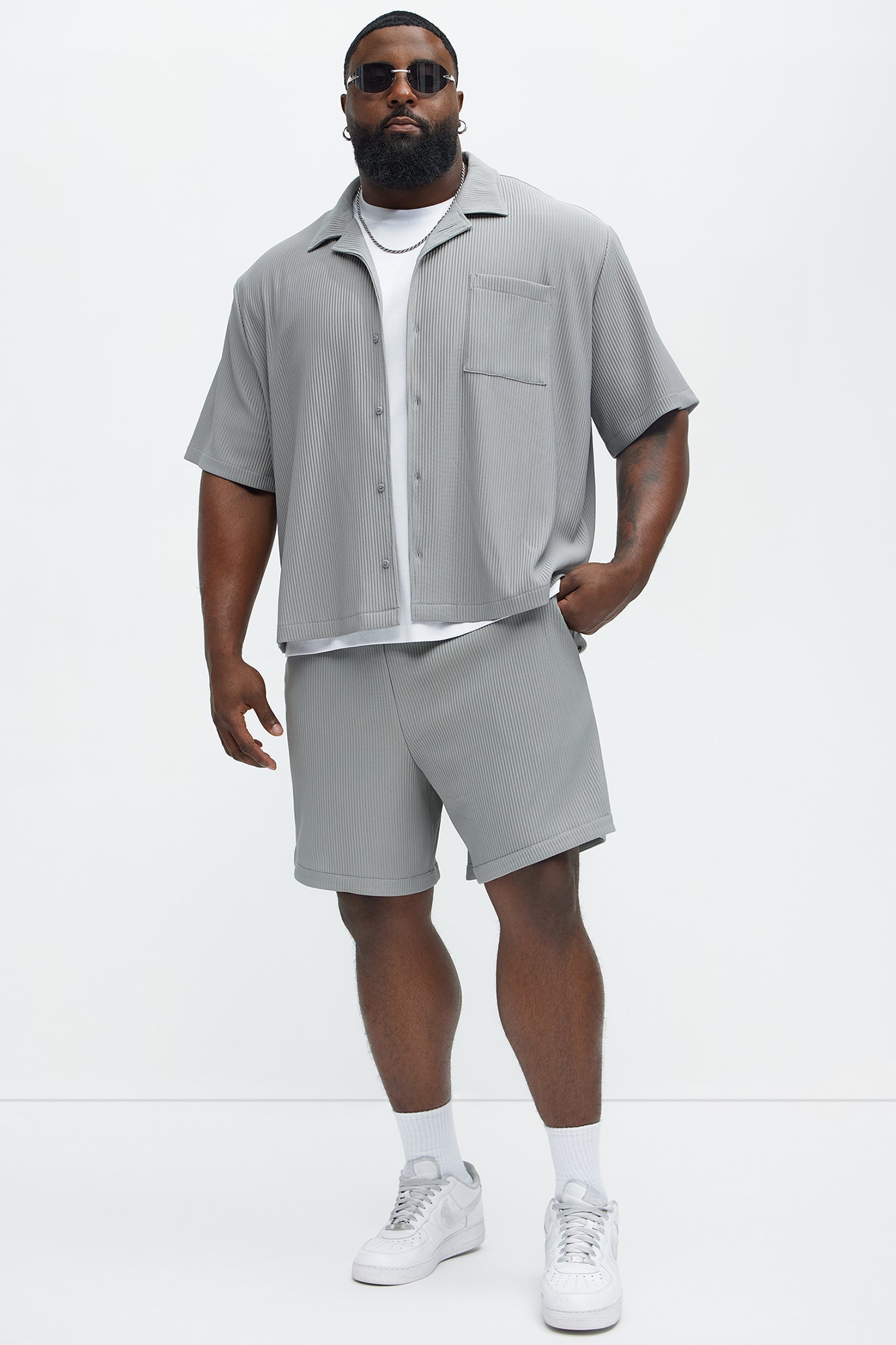 Show Up Basketball Short - Grey