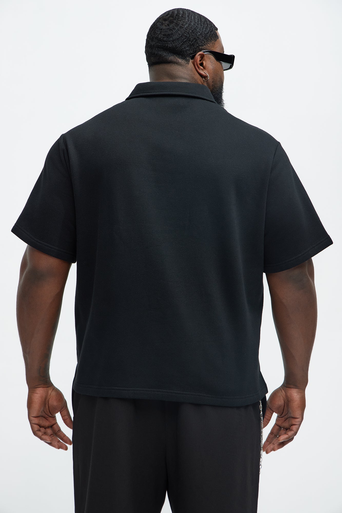 Tyson Happy Mistake Short Sleeve Polo - Black