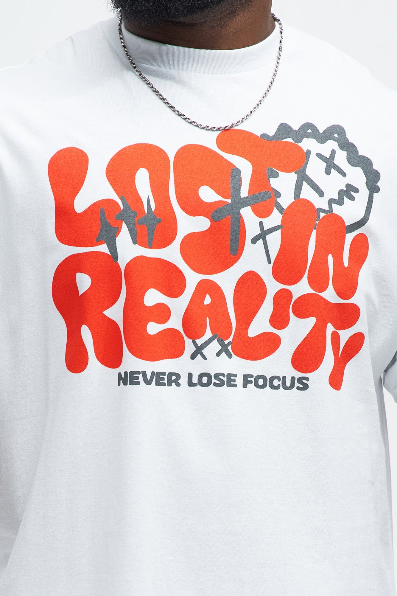 Never Lose Focus Short Sleeve Tee - White
