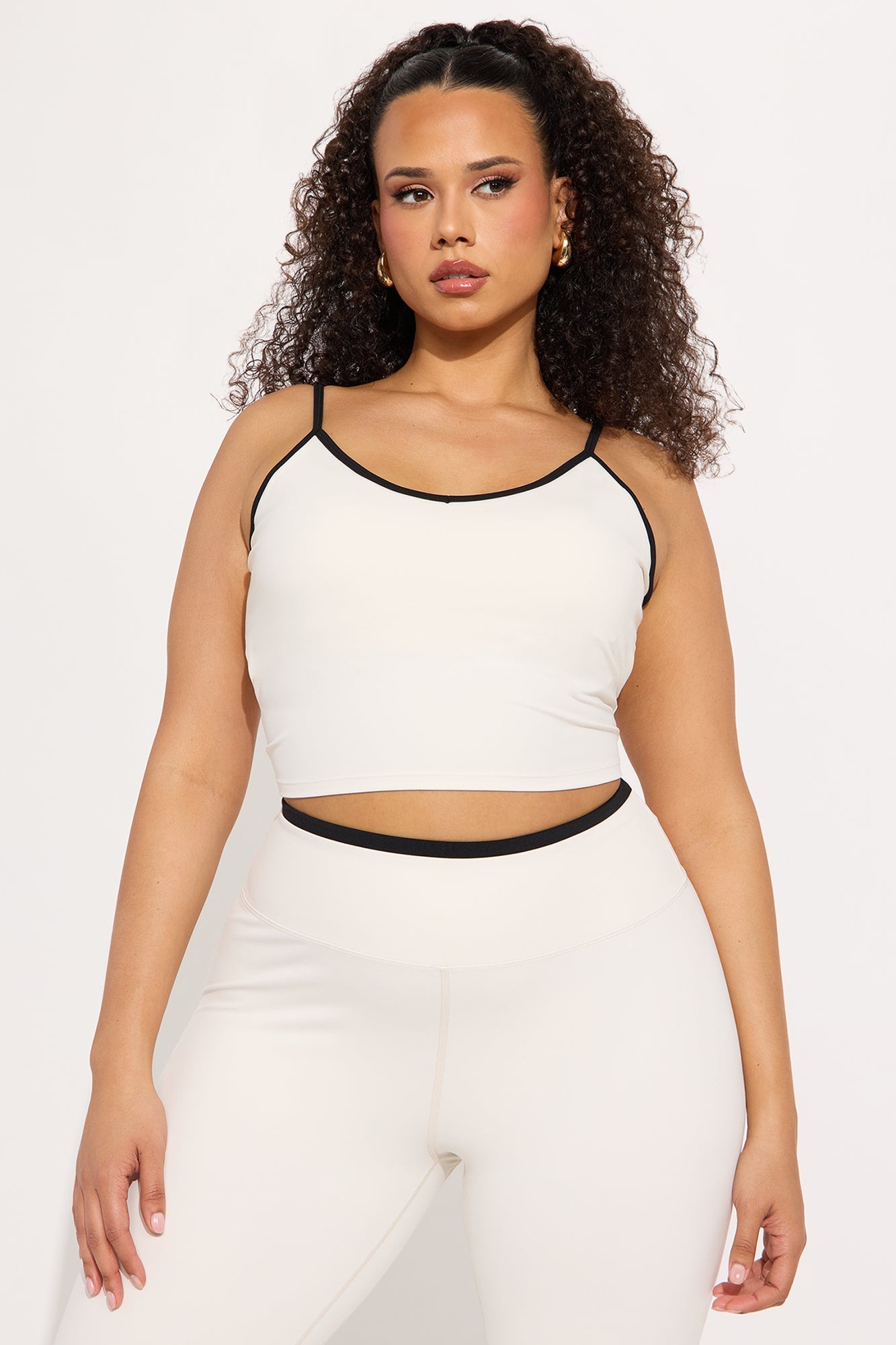 Calm And Collected Active Top - Cream
