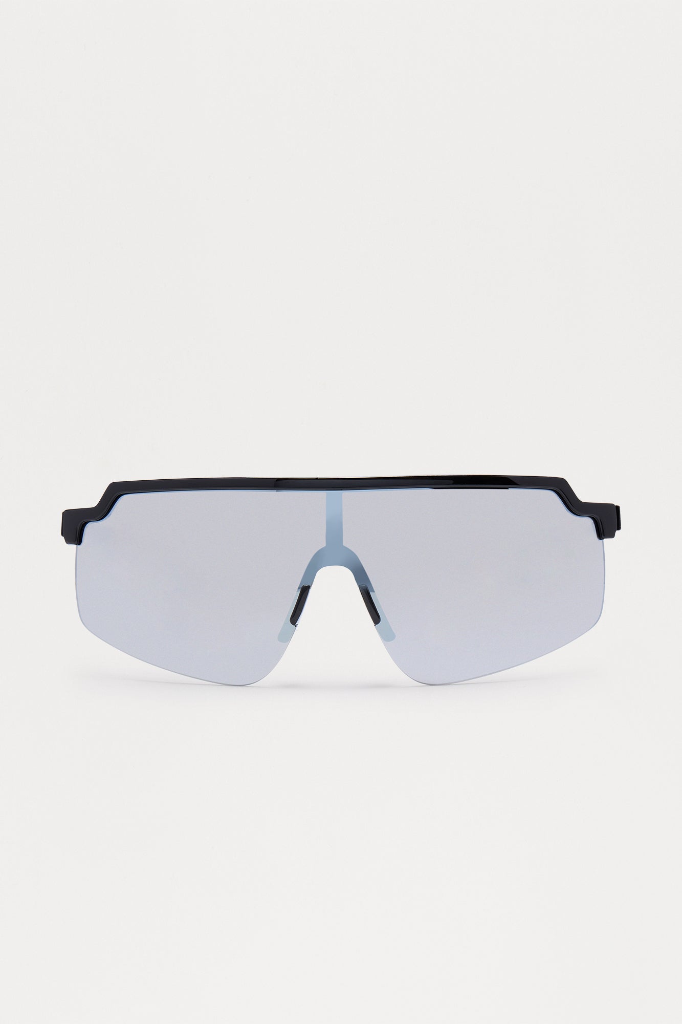 Fredericton Shield Sunglasses - Black/Silver