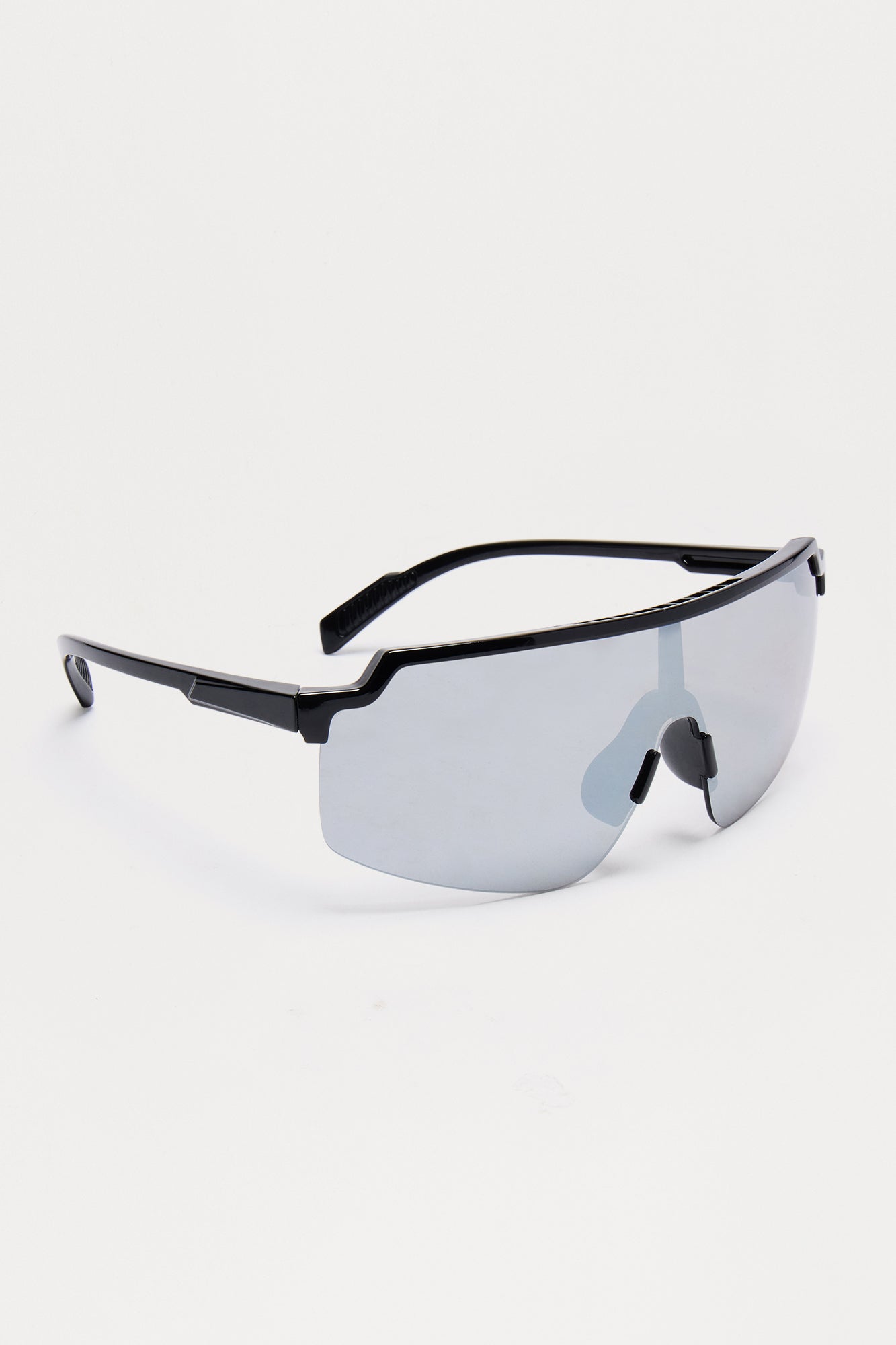 Fredericton Shield Sunglasses - Black/Silver