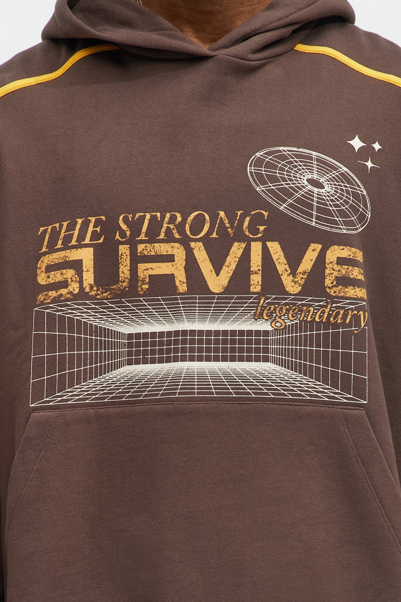 The Strong Survive Hoodie - Brown