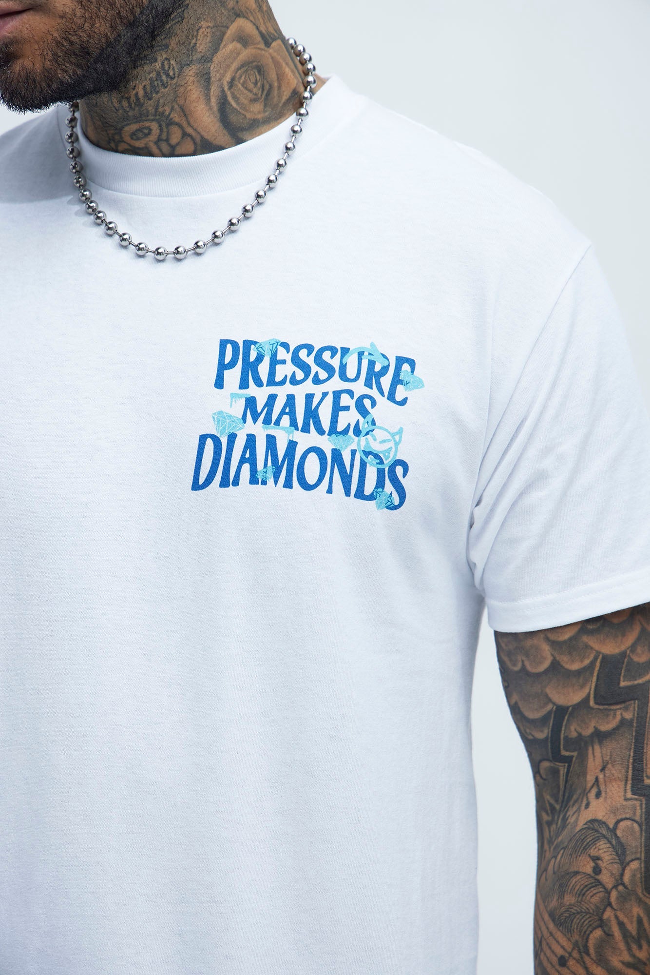 Make Diamonds Short Sleeve Tee - White