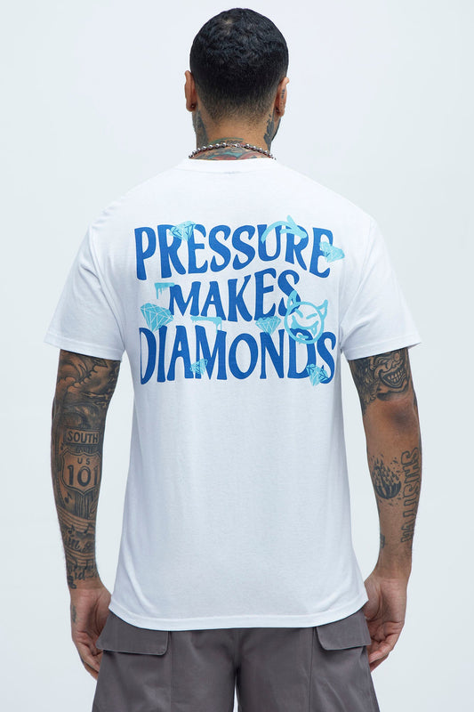 Make Diamonds Short Sleeve Tee - White