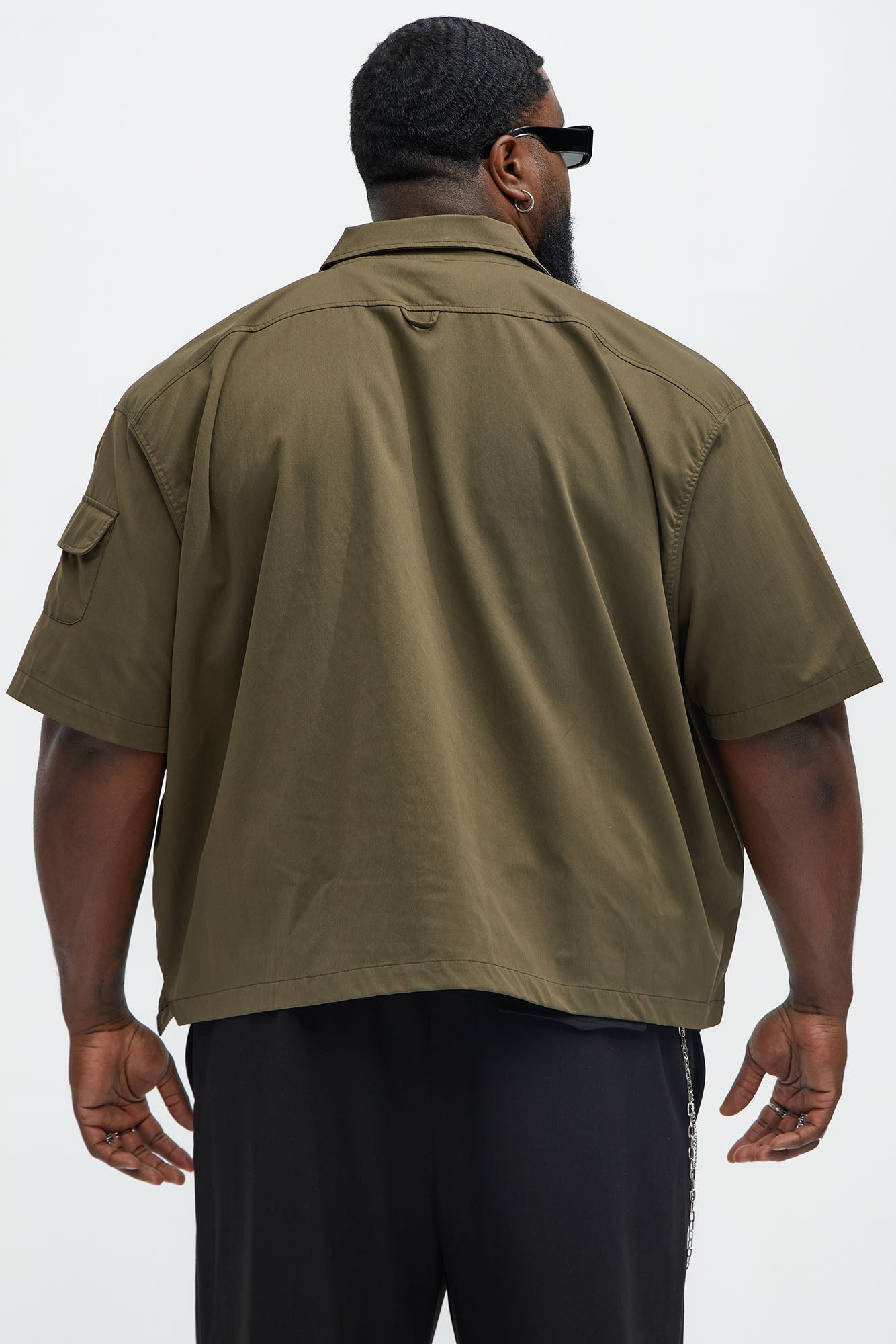 Hustler Mentality Short Sleeve Shirt - Olive
