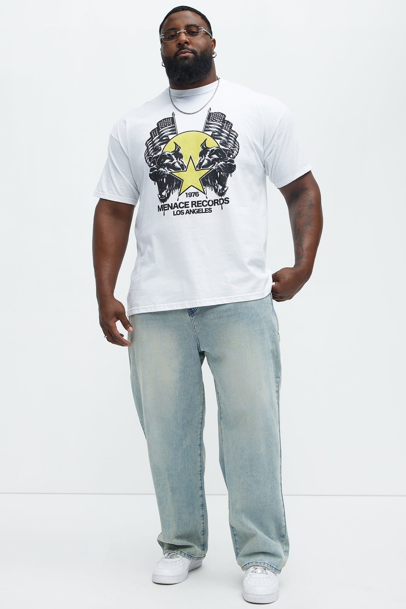 Run It By Baggy Jeans - Light Blue Wash