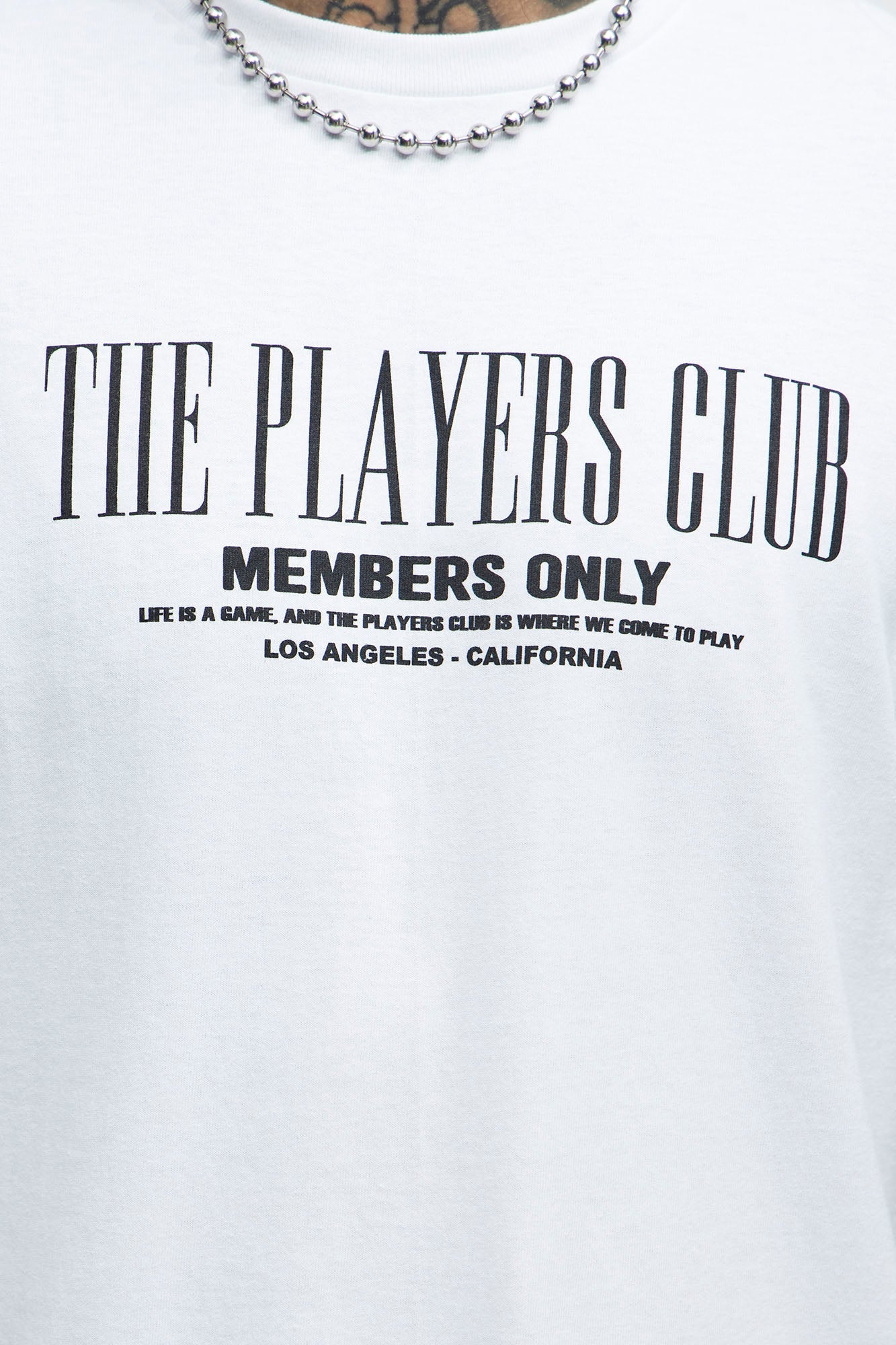 Life Is A Game Short Sleeve Tee - White