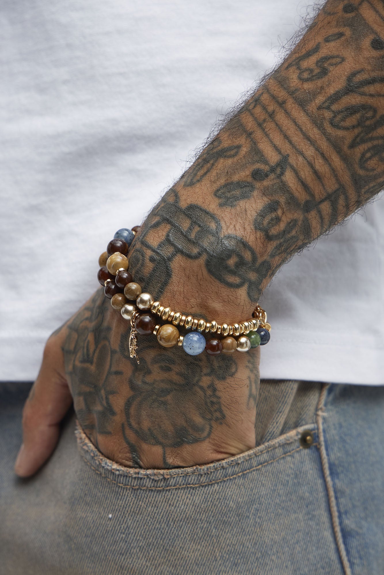 Downing Stacked Bracelet Set - Multi Color