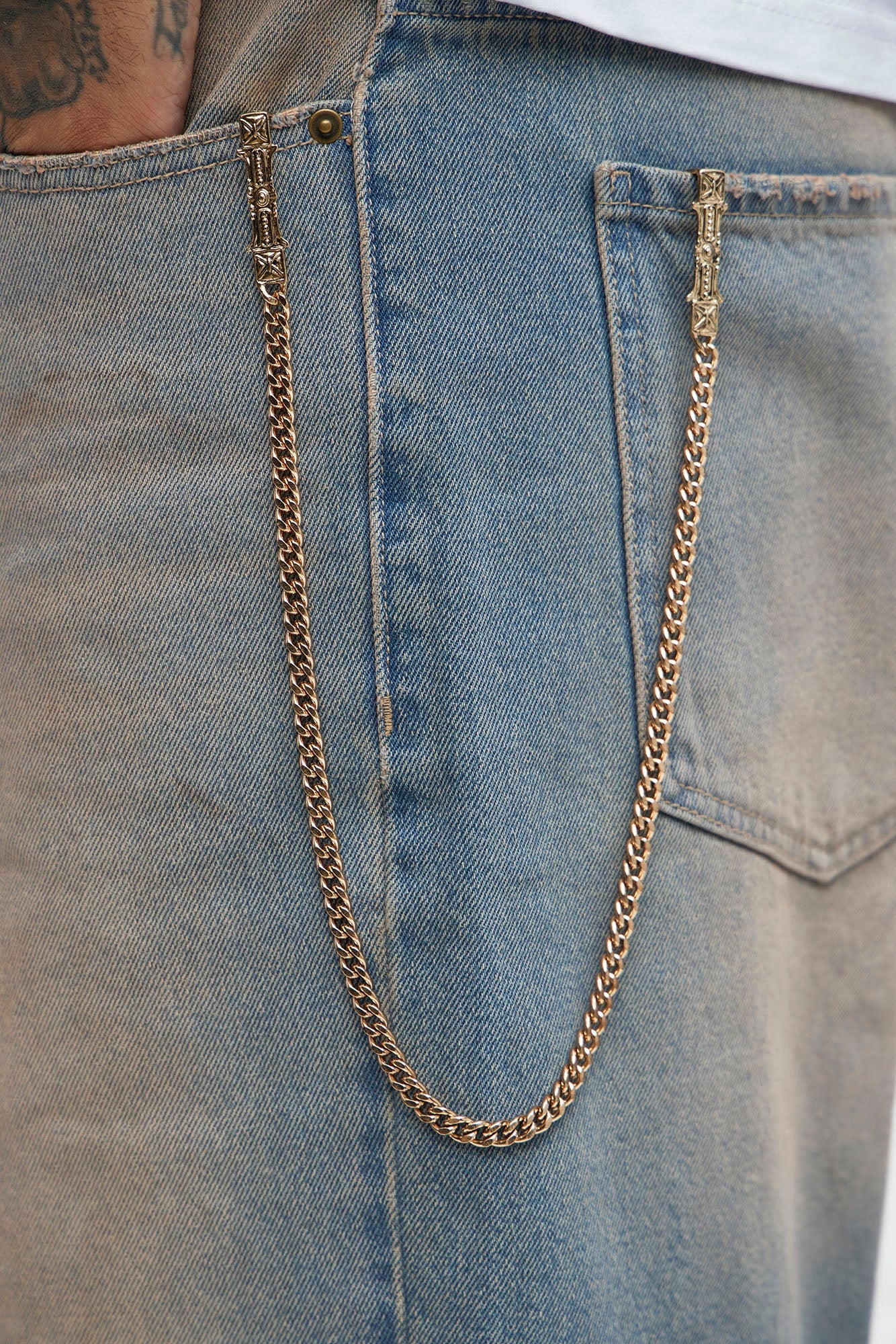 Southbank Pant Chain - Gold