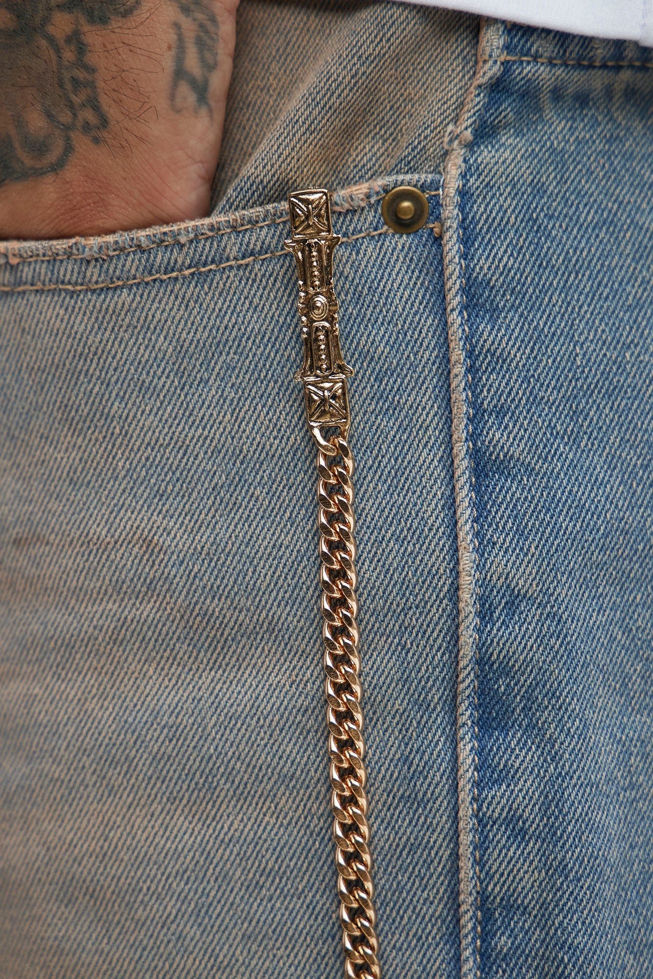 Southbank Pant Chain - Gold