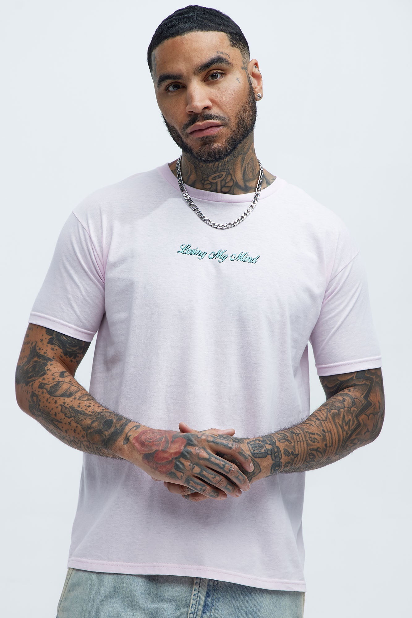 Losing My Mind Short Sleeve Tee - Pink