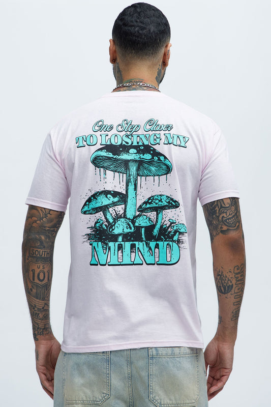 Losing My Mind Short Sleeve Tee - Pink