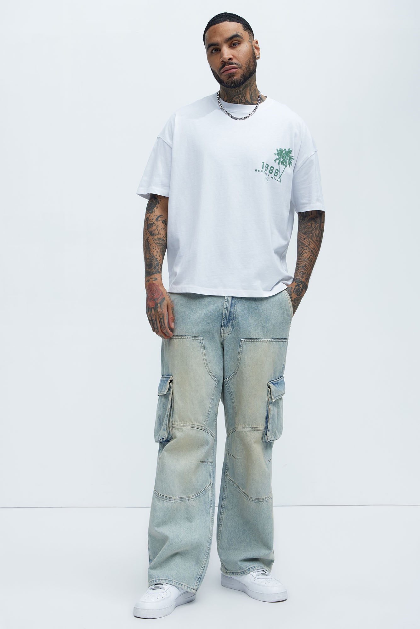 Rodeo Drive 1988 Oversized Short Sleeve Tee - White