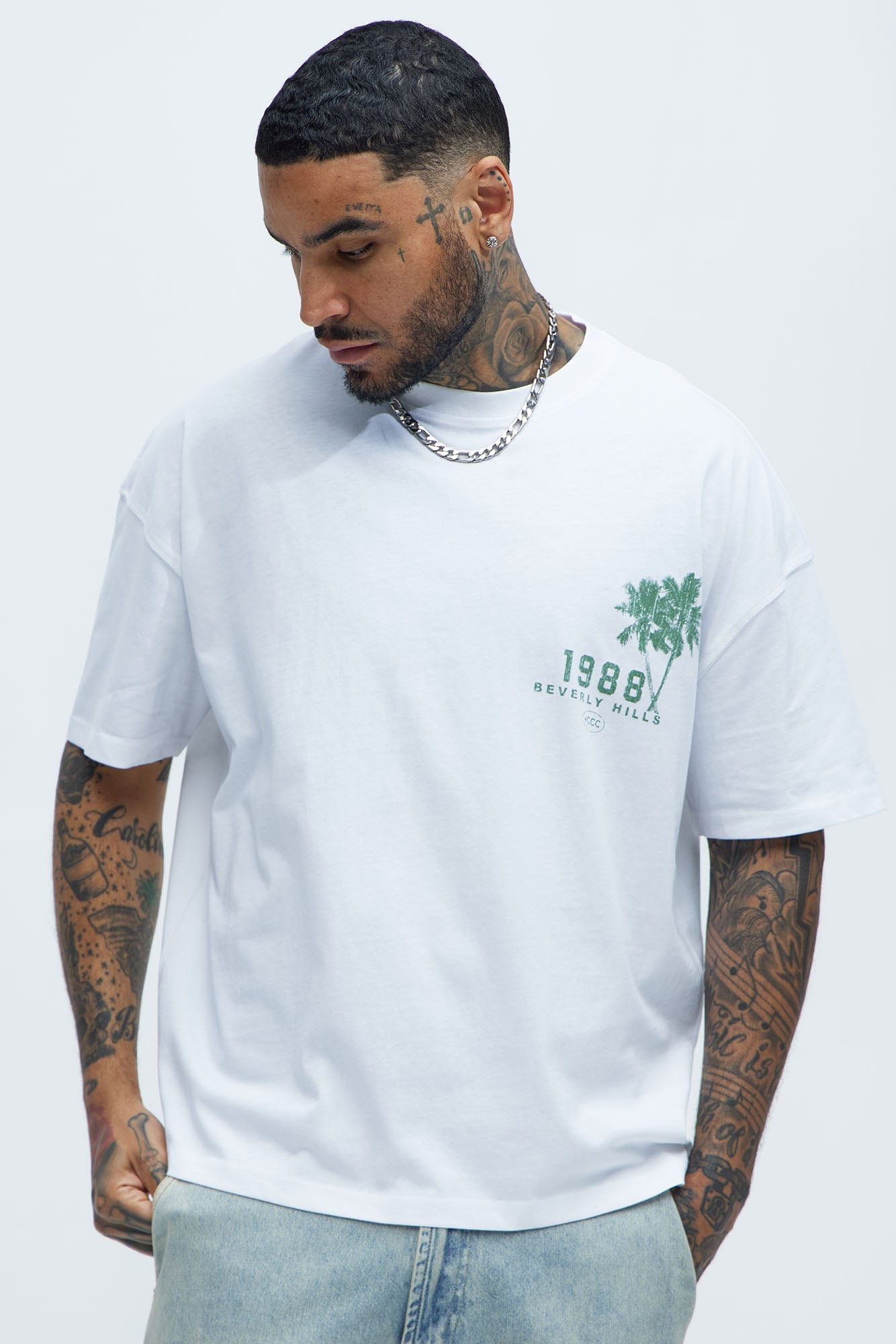 Rodeo Drive 1988 Oversized Short Sleeve Tee - White