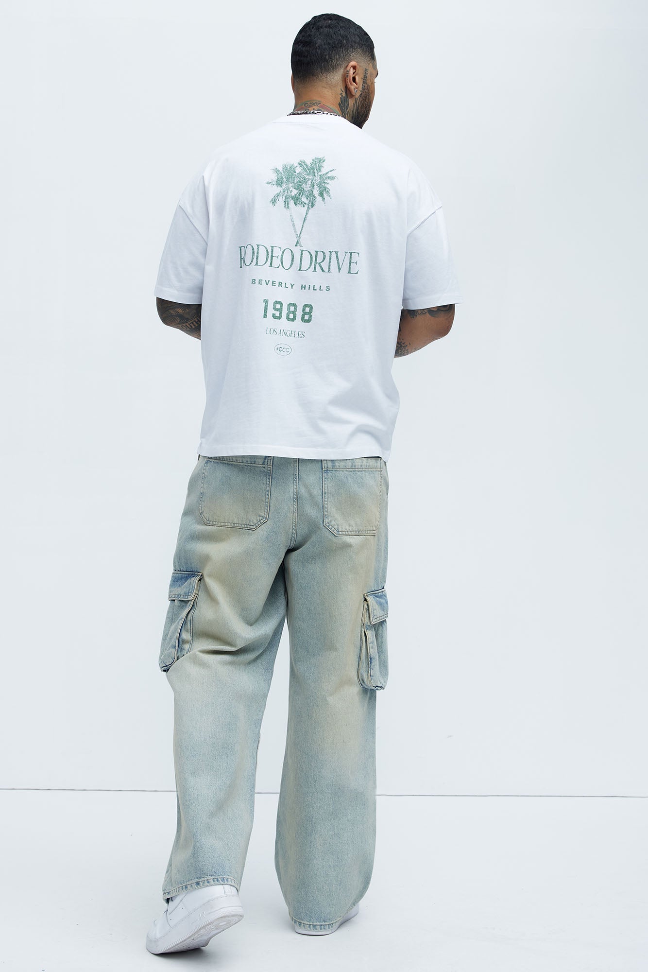 Rodeo Drive 1988 Oversized Short Sleeve Tee - White