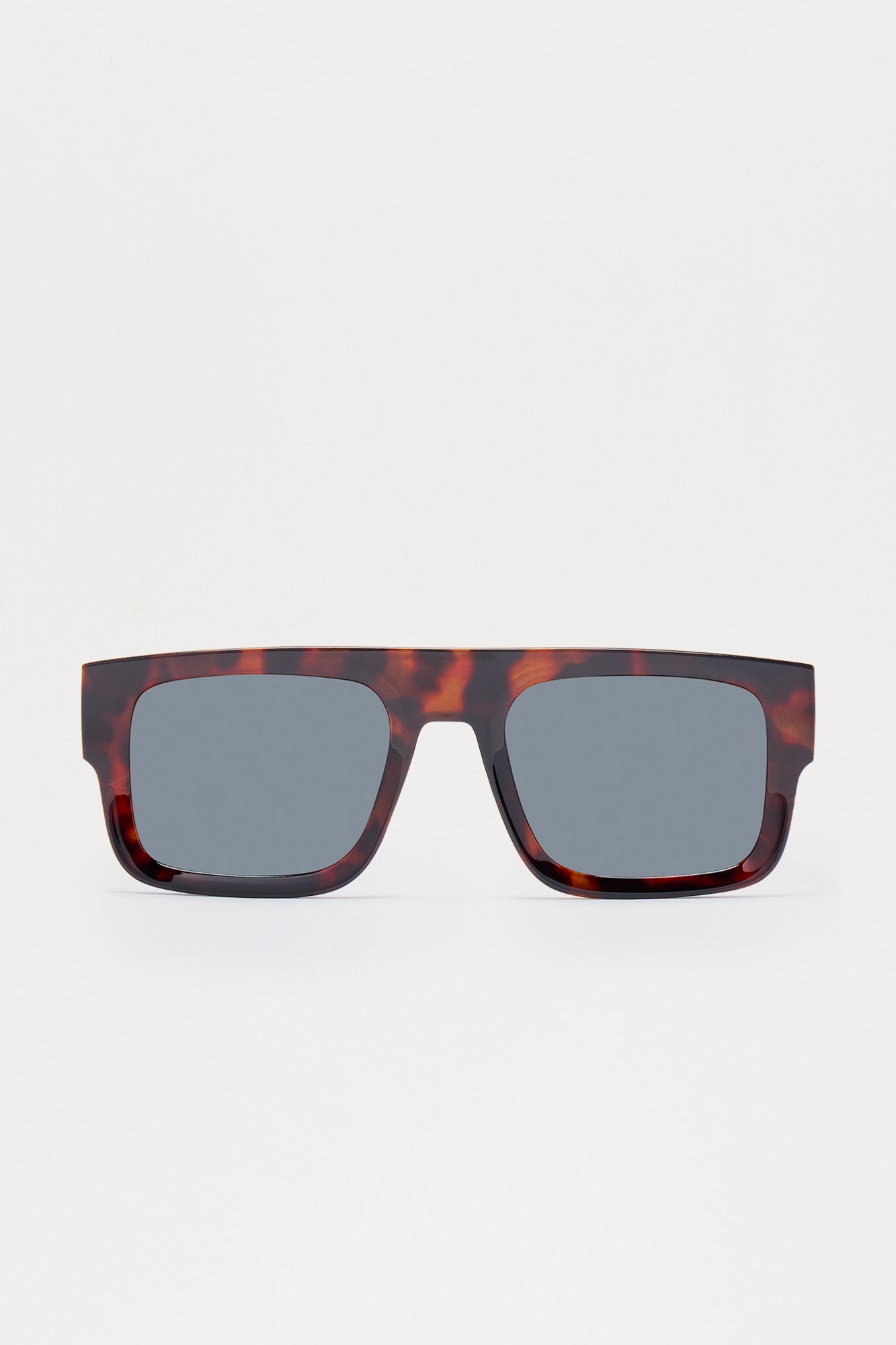 Wellington Flat Top Sunglasses - Tortoise/Red