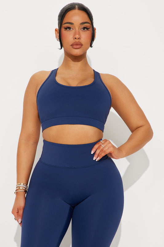 Stay In Motion Sports Bra - Midnight Blue