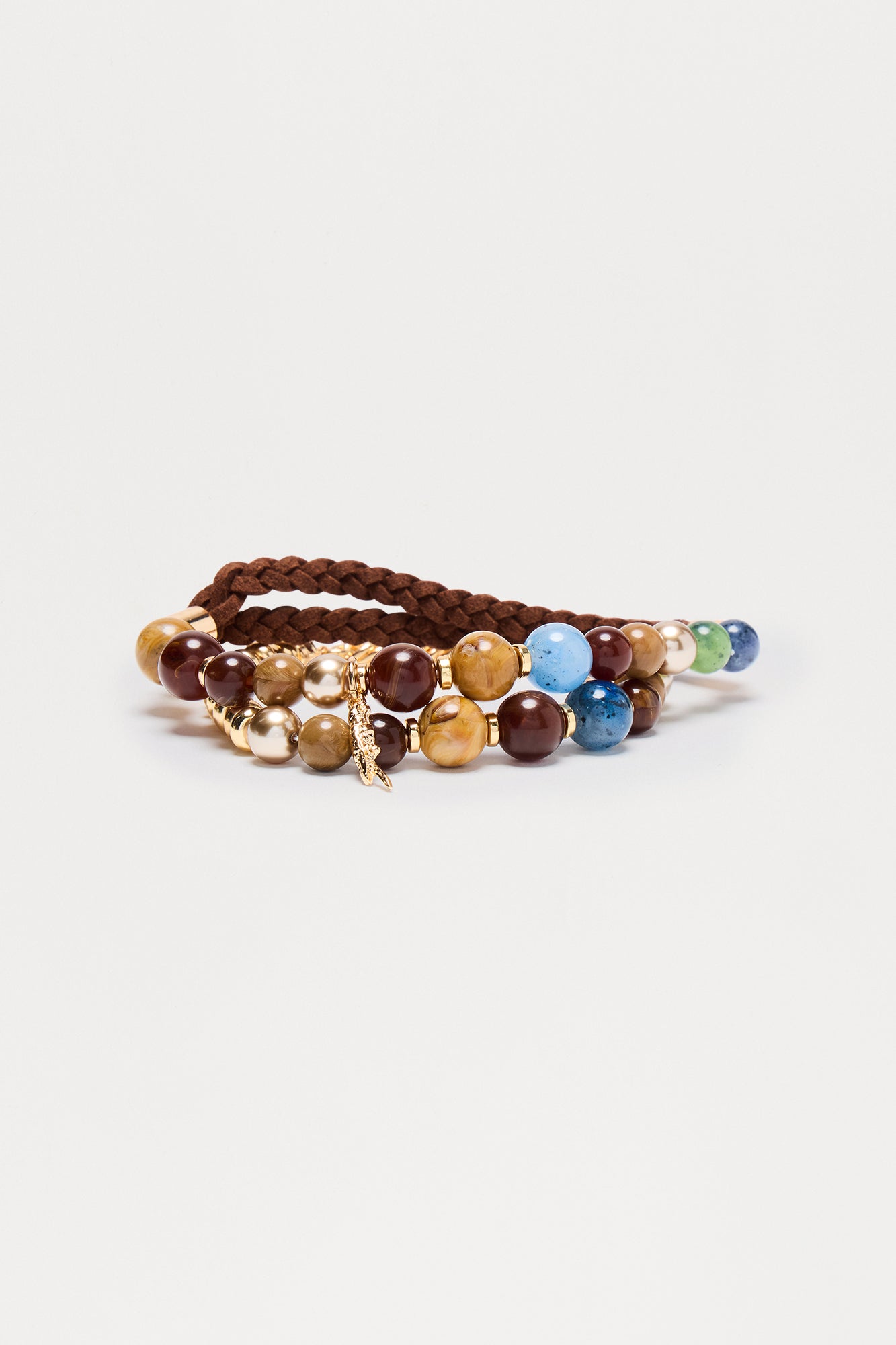 Downing Stacked Bracelet Set - Multi Color