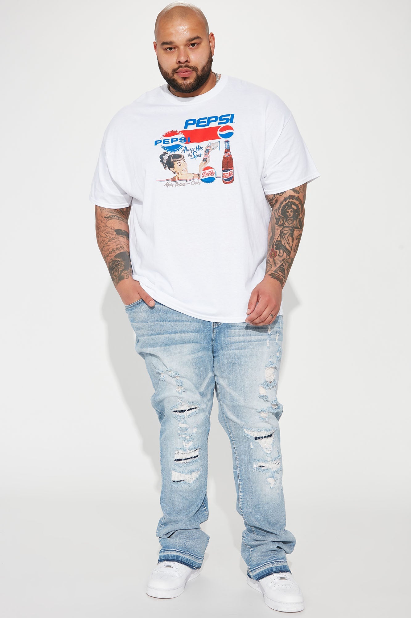 Undercover Slim Stacked Flare Jeans - Medium Blue Wash