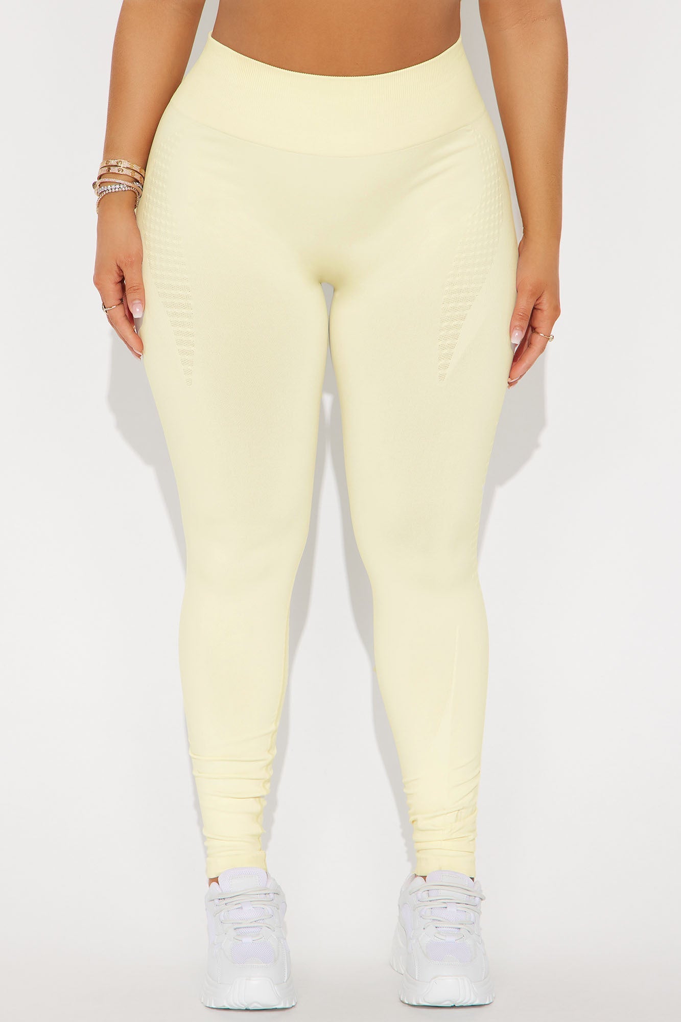 Catch A Break Seamless Active Legging - Cream