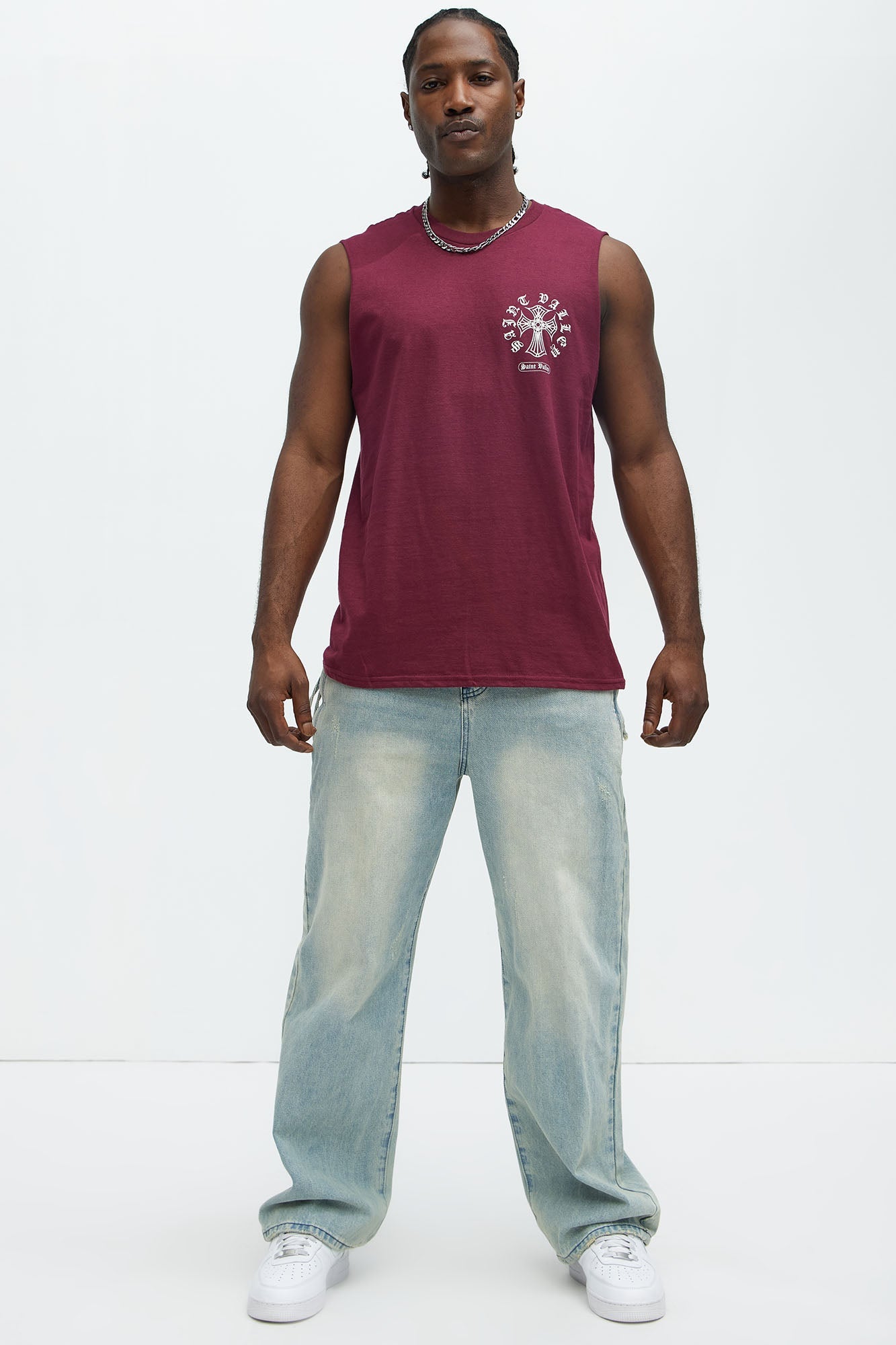 Run It By Baggy Jeans - Light Blue Wash