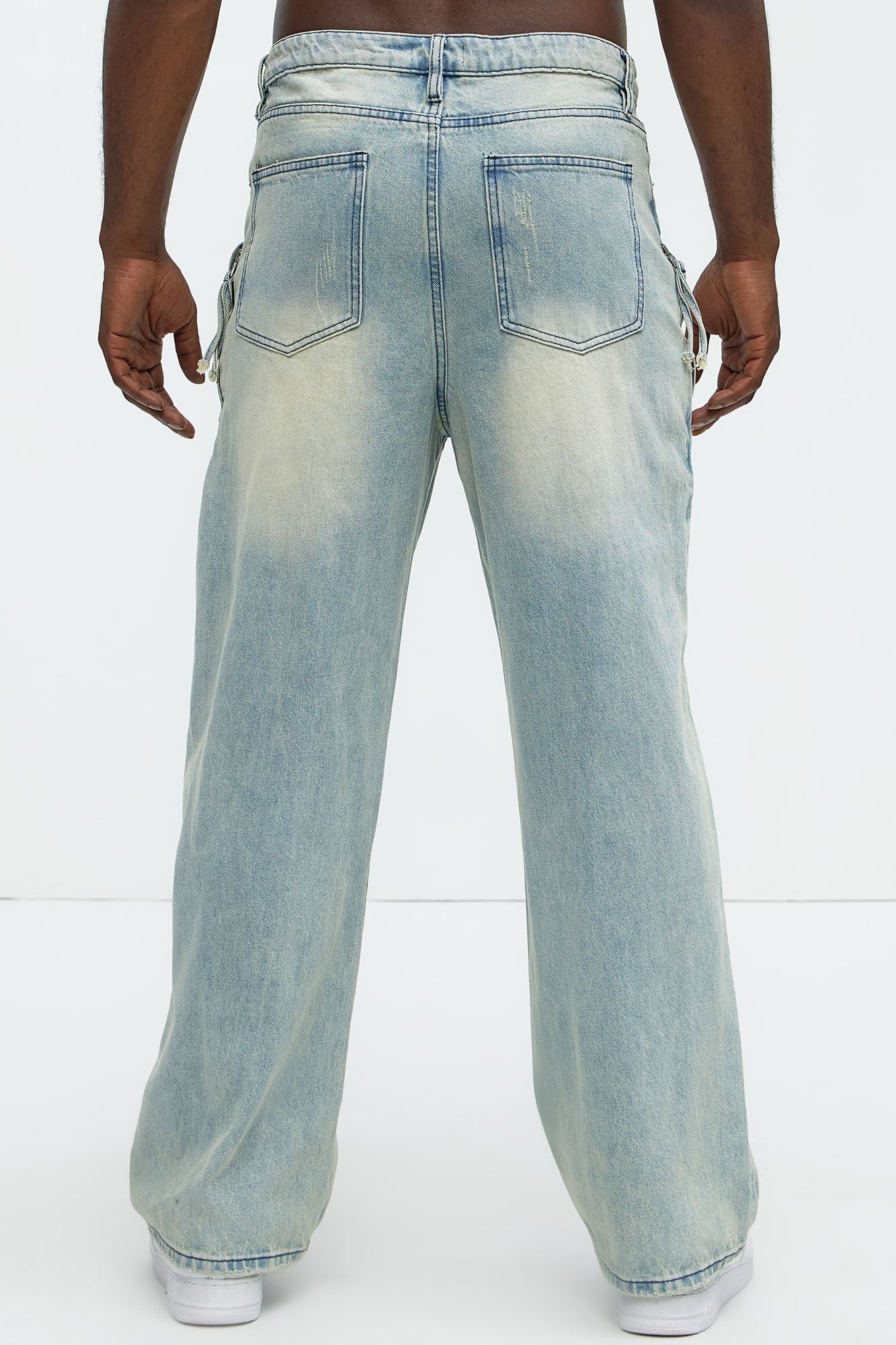 Run It By Baggy Jeans - Light Blue Wash