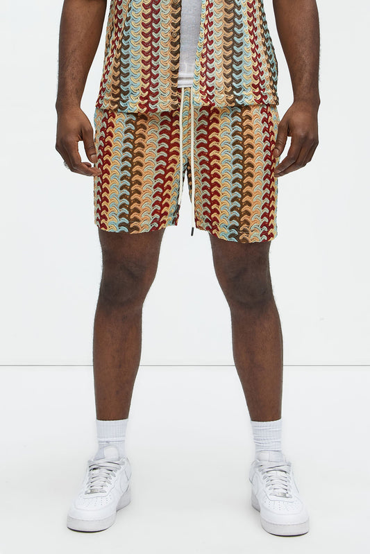 Ramirez Drawstring Shorts - Multi Color
