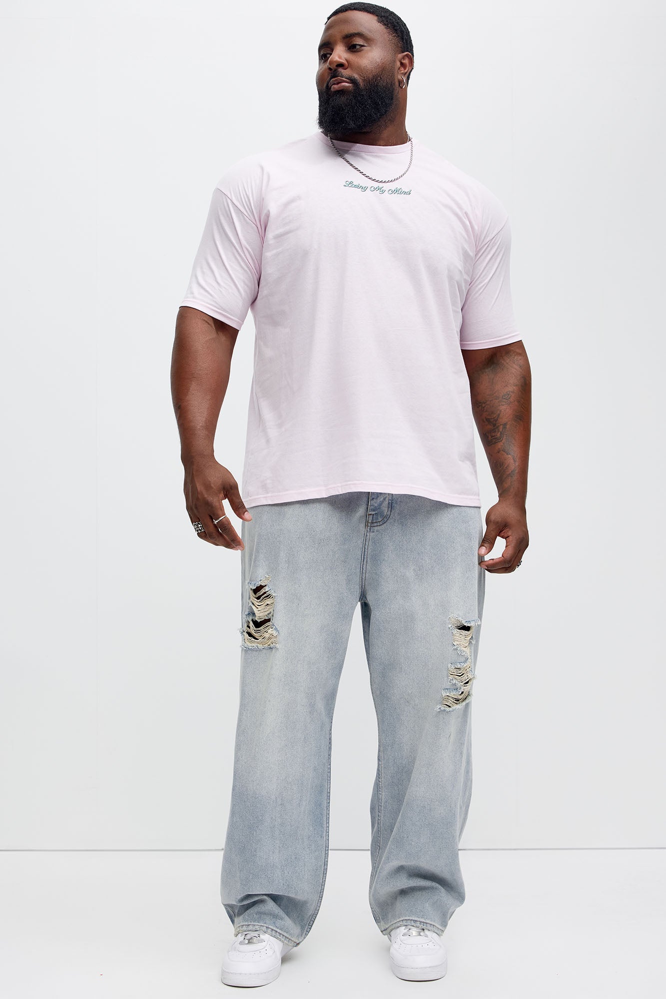 Losing My Mind Short Sleeve Tee - Pink