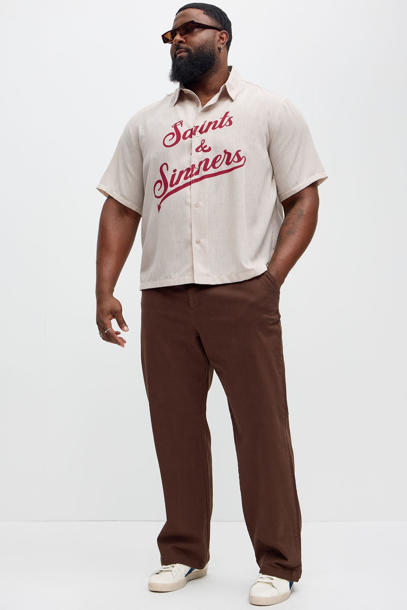 Mac Chino Straight Pants - Dark Brown