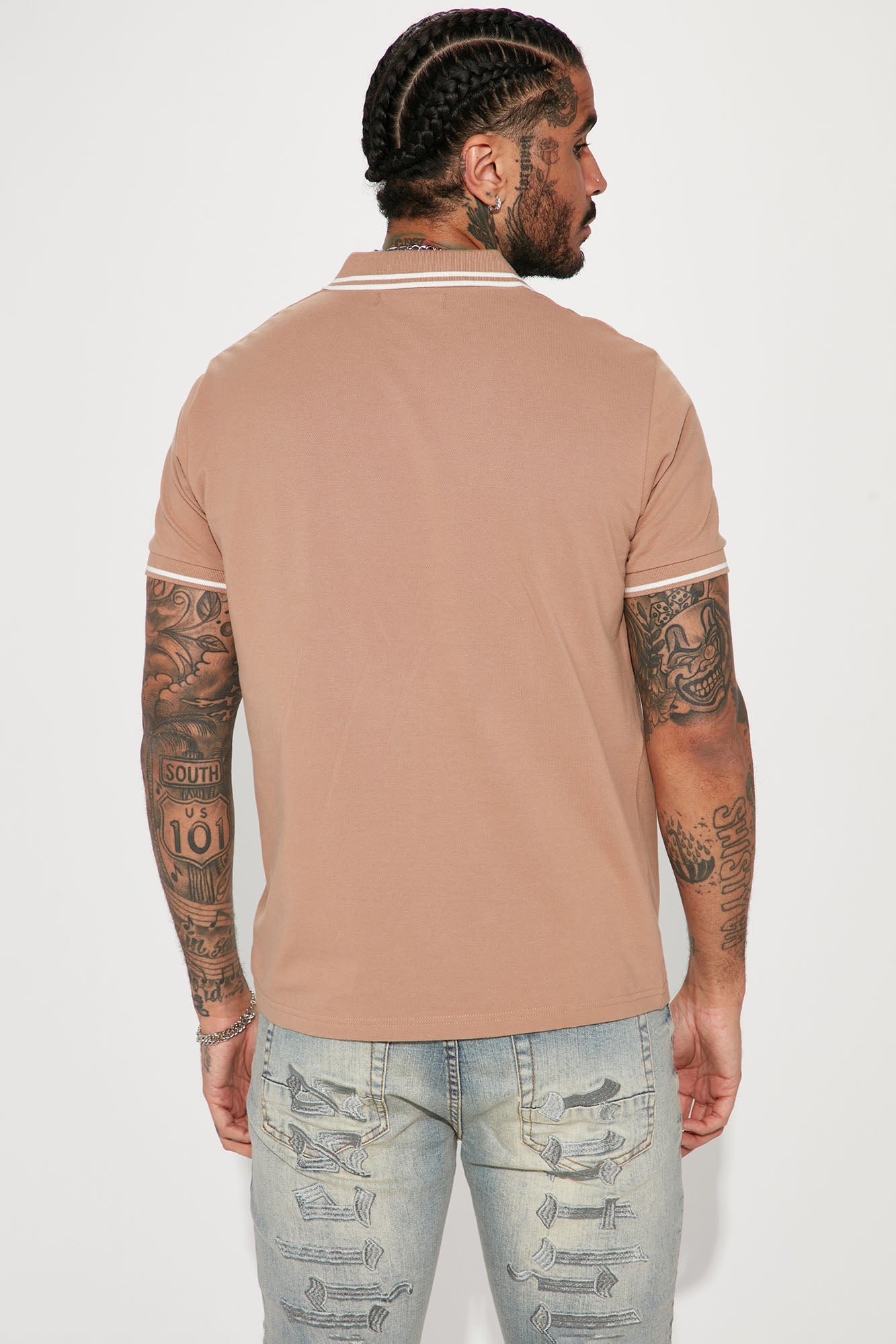 Wilson Short Sleeve Polo - Khaki