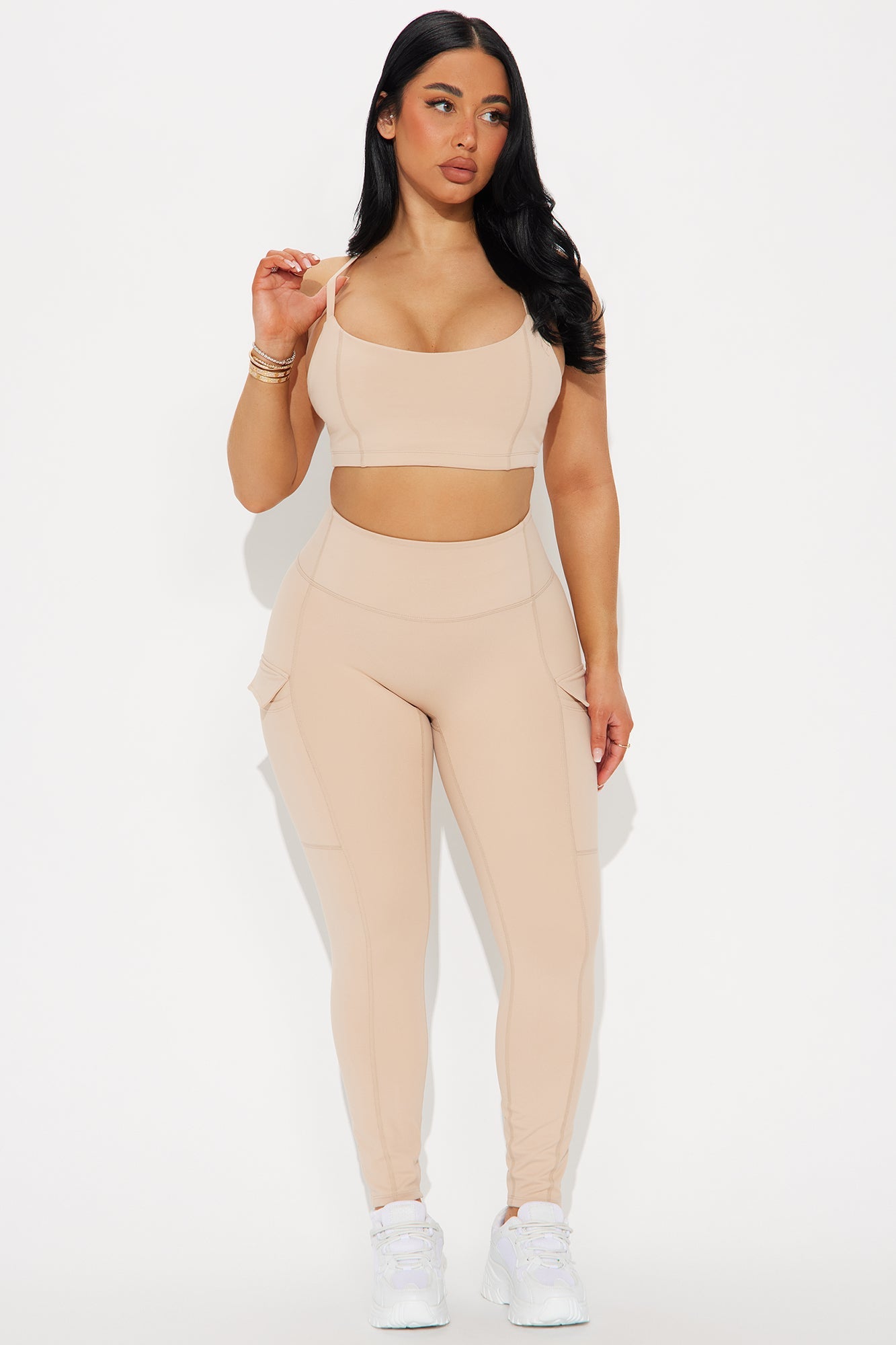 Sweat Out Super Soft Sports Bra - Tan