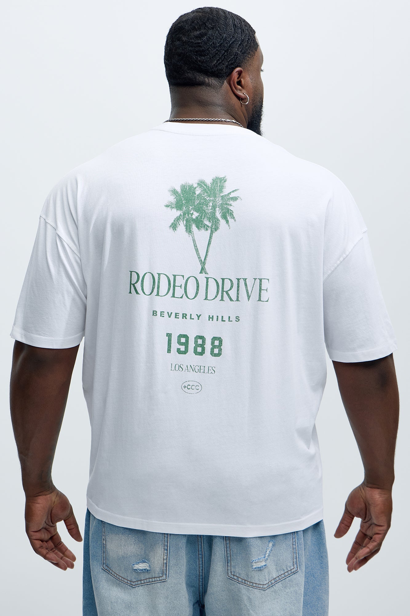 Rodeo Drive 1988 Oversized Short Sleeve Tee - White
