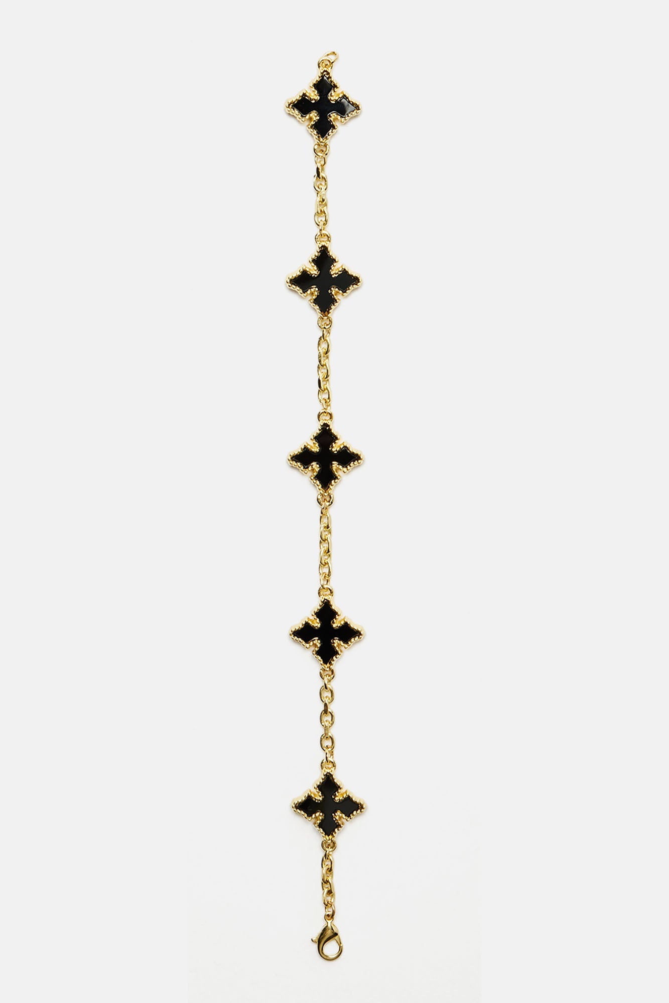 More Than Blessed Bracelet - Gold/Black