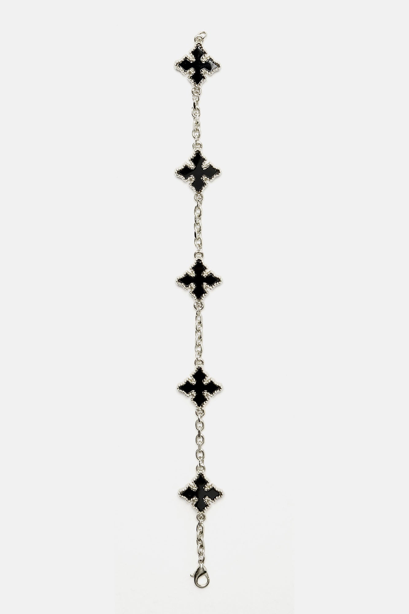 More Than Blessed Bracelet - Silver/Black