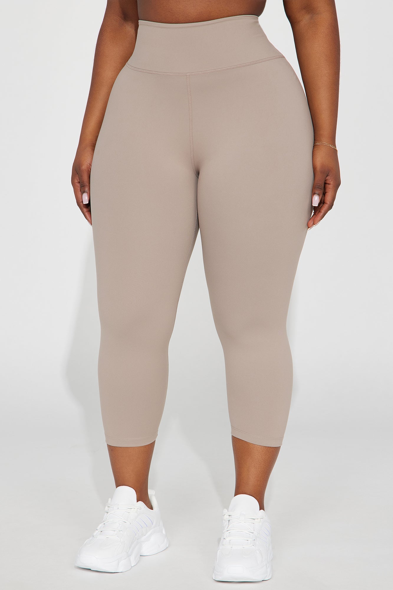 Flexibility Super Soft Capri Active Legging - Taupe