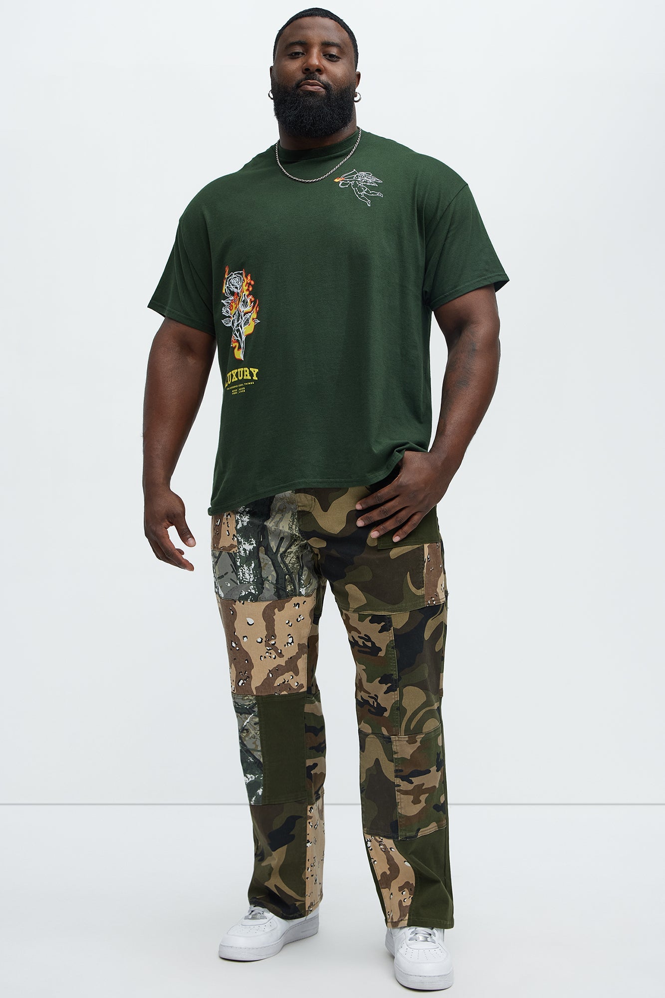 Luxury Is Hype Short Sleeve Tee - Hunter Green